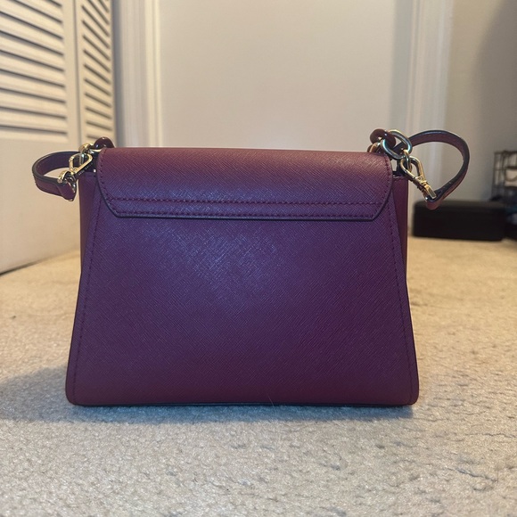 Michael Kors Sofia Small Satchel Leather Shoulder Bag Purse
Eggplant - Picture 8 of 8